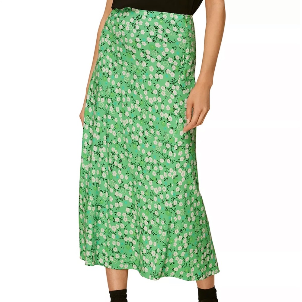 Whistles cherry blossom bias cut skirt New Without Tags!